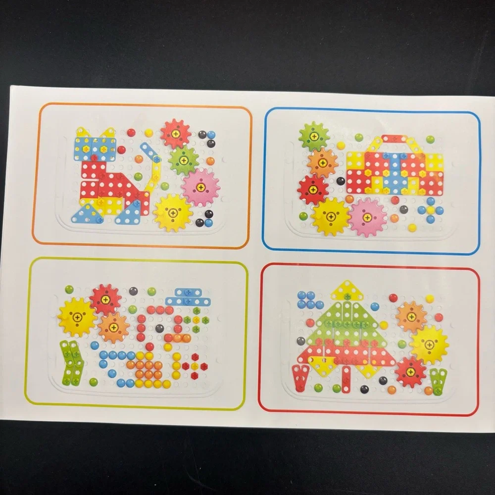 STEM Gear Platter‎ Bus Tools Build Carrying Case Drill Screwdriver Colorful